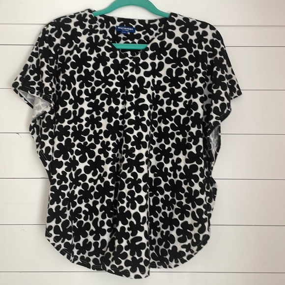 MARIMEKKO black and white kids terry  towel poncho - Picture 2 of 9